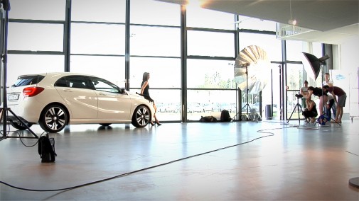 Making-of Fashion Shooting Titel